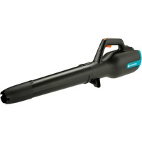 GARDENA PowerJet 18V P4A soffiatore di foglie cordless Nero, Blu, Arancione Ioni di Litio grigio/Turchese, Soffiatore portatile, Nero, Blu, Arancione, Soffiante, Elettrico, 96 dB, 18 V