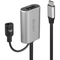 Lindy 43270 cavo USB 5 m USB 3.2 Gen 1 (3.1 Gen 1) USB C USB A Argento, Cavo di prolunga Nero, 5 m, USB C, USB A, USB 3.2 Gen 1 (3.1 Gen 1), Argento