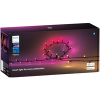 Philips Hue Hue White & Color Ambiance Festavia catena luminosa 40m, Luci a stringa Philips Hue White and Color ambiance Stringa di luci Festavia, Stringa di luci intelligenti, Bluetooth/Zigbee, Nero, LED, Sintetico, Lampadina/e non sostituibile/i