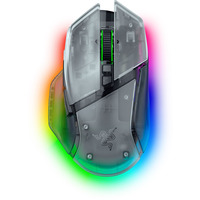 Razer Basilisk V3 Pro 35K - Phantom White Edition, Mouse da gioco bianco/trasparente