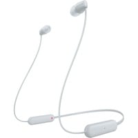 Sony WI-C100 Auricolare Wireless In-ear Musica e Chiamate Bluetooth Bianco, Cuffie bianco, Wireless, Musica e Chiamate, 20 - 20000 Hz, 20 g, Auricolare, Bianco