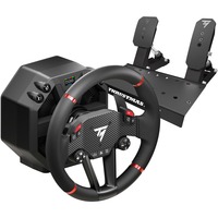 Thrustmaster T598 Nero, Rosso USB Sterzo + Pedali Analogico/Digitale PC, PlayStation 4, PlayStation 5, Set simulatore Nero, Sterzo + Pedali, PC, PlayStation 4, PlayStation 5, Analogico/Digitale, Unità diretta, Cablato, USB