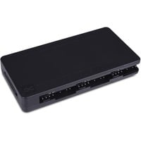 Alphacool Core 6x 4-Pin PWM/DRGB Splitter, Controllo ventola Nero