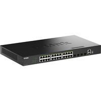 D-Link DGS-1530-28P/E switch di rete Gestito L2 Gigabit Ethernet (10/100/1000) Supporto Power over Ethernet (PoE) Nero, Interruttore Nero, Gestito, L2, Gigabit Ethernet (10/100/1000), Full duplex, Supporto Power over Ethernet (PoE), Montaggio rack