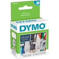 Dymo LW - Etichette multiuso - 13 x 25 mm - S0722530, Etichetta bianco, Bianco, Etichetta per stampante autoadesiva, Carta, Rimovibile, Rettangolo, LabelWriter