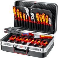 KNIPEX Valigetta per attrezzi "Vision24" Elektro, Set di strumenti Nero