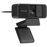 Kensington Webcam grandangolare con fuoco fisso W1050 1080p Nero, 3 MP, 1920 x 1080 Pixel, Full HD, 30 fps, 1080p, 2x