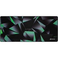 Sharkoon SKILLER SGP30 Tappetino per mouse per gioco da computer Nero, Verde, Grigio, Gioco mouse pad Nero/verde chiaro, Nero, Verde, Grigio, Fantasia, Gomma, Tessile, Barra appoggiaferro antiscivolo, Tappetino per mouse per gioco da computer