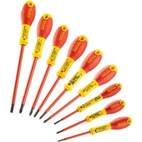 Stanley Set di cacciaviti FATMAX, 10 pezzi, Cacciavite rosso/Giallo