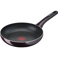 Tefal Resist Intense D52202 Padella Multiuso Rotondo Rotondo, Padella Multiuso, Nero, Rosso, Titanio, 175 °C, Alluminio