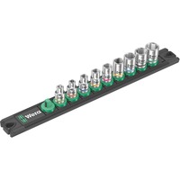 Wera Barra magnetica per bussole A 4 Zyklop Set di bussole per chiavi a cricchetto 1/4", chiave combinata   Nero/Verde