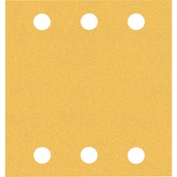 Bosch 2 608 900 893 fornitura per utensili rotanti per molatura/levigatura Legno Carta abrasiva, Foglio abrasivo Carta abrasiva, Legno, Bosch, Marrone, Rettangolare, 107 mm