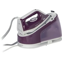 Braun CareStyle 1 Pro - Ferro da stiro con caldaia, Piastra con tecnologia FreeGlide3D, 2200W, 1,7L, Viola (IS1514VI), Stazione stirante bianco/Viola, Piastra con tecnologia FreeGlide3D, 2200W, 1,7L, Viola (IS1514VI), 2200 W, 400 g/min, Piastra in Ceramica, 6 bar, 1,7 L, 120 g/min