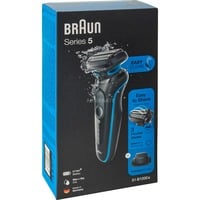 Braun Series 5 - 51-B1200s, Rasoio Nero/Blu