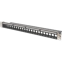 Digitus Pannello patch modulare, 24 porte, non equipaggiato, Patch Panel Nero