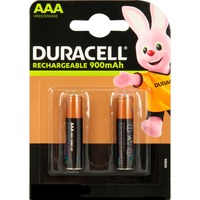 Duracell 203815 batteria per uso domestico Batteria ricaricabile Mini Stilo AAA Nichel-Metallo Idruro (NiMH) Batteria ricaricabile, Mini Stilo AAA, Nichel-Metallo Idruro (NiMH), 1,2 V, 2 pz, 800 mAh