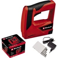 Einhell 4257880 chiodatrice e pistola pinzatrice rosso/Nero, 6 mm, 1,4 cm, Ioni di Litio, 1300 Ah, 3,6 V, 890 g