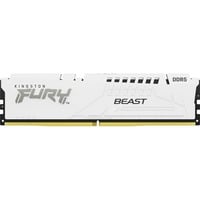 Kingston FURY FURY Beast 32 GB 5200 MT/s DDR5 CL40 DIMM White XMP, Memoria bianco, 32 GB, 1 x 32 GB, DDR5, 288-pin DIMM
