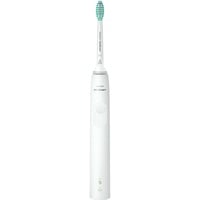 Philips Sonicare serie 3100 Spazzolino elettronico bianco HX3671/13, Spazzolino da denti elettrico bianco, Adulto, Spazzolino elettrico sonico, Bianco, Bianco, Batteria, Batteria integrata