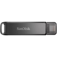 SanDisk iXpand unità flash USB 64 GB USB Type-C / Lightning 3.2 Gen 1 (3.1 Gen 1) Nero, Chiavetta USB Nero, 64 GB, USB Type-C / Lightning, 3.2 Gen 1 (3.1 Gen 1), Girevole, Protezione della password, Nero
