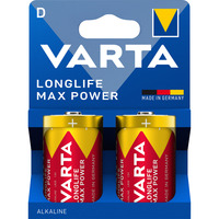 VARTA Batteria Longlife Max Power LR20, D (Mono) 