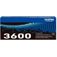 Brother TN-3600 cartuccia toner 1 pz Originale Nero 3000 pagine, Nero, 1 pz