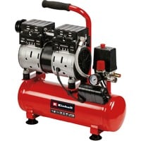 Einhell TE-AC 6 Silent compressore ad aria 550 W 110 l/min rosso/Nero, 110 l/min, 8 bar, 550 W, 14,7 kg