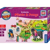 KOSMOS Puzzle di conoscenza WAS IST WAS Junior: Scopri la fattoria dei pony 