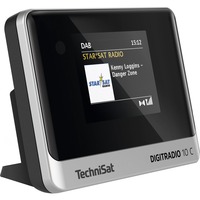 TechniSat DIGITRADIO 10 C Personale Analogico e digitale Nero, Argento Nero/Argento, Personale, Analogico e digitale, DAB+,FM, 87.5 - 108 MHz, TFT, 7,11 cm (2.8")