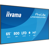iiyama LH6566UHSB-B1AG, Public Display Nero (opaco)