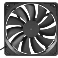 Alphacool Core 140mm Lüfter PWM 2000rpm, Ventola Nero