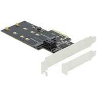 DeLOCK 90499 scheda di interfaccia e adattatore Interno M.2, SATA PCIe, M.2, SATA, 6 Gbit/s, SATA