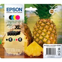 Epson 604XL cartuccia d'inchiostro 4 pz Originale Resa elevata (XL) Nero, Ciano, Magenta, Giallo Resa elevata (XL), Nero, Ciano, Magenta, Giallo, 8,9 ml, 4 ml, 4 pz, Confezione multipla