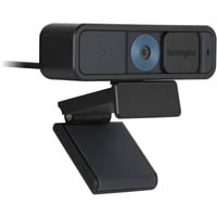 Kensington Webcam con autofocus W2000 1080p Nero, 1920 x 1080 Pixel, Full HD, 30 fps, 2x, Copertura per la privacy, 75°