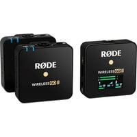 Rode Microphones Wireless GO II Nero, Microfono portatile, Ricevitore per bodypack, Trasmettitore bodypack