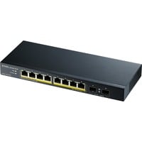 Image of GS1100-10HP v2 Non gestito Gigabit Ethernet (10/100/1000) Supporto Power over Ethernet (PoE) Nero