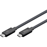 goobay Cavo USB4 Versione 2.0, connettore USB-C > connettore USB-C, 80Gbit/s Nero
