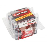 Ansmann 5015538 batteria per uso domestico Batteria monouso Alcalino Batteria monouso, Alcalino, 1,5 V, 20 pz, Multicolore, 10,5 mm