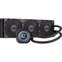 Corsair NAUTILUS 360 LCD Ricondizionato, Raffreddamento ad acqua Nero