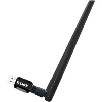 D-Link DWA-137 scheda di rete e adattatore WLAN, Adattatore Wi-Fi Nero, Cablato, USB, WLAN, Wi-Fi 4 (802.11n), Nero