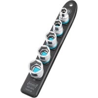 Hazet SmartRail 1/2" set di inserti per chiave a bussola, esagonale, 5 pezzi, chiave combinata   Nero