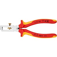 KNIPEX 11 06 160 Arancione, Rosso pinza spellacavi 1 cm, 5 mm, Plastica, Arancione, Rosso, 16 cm, 166 g