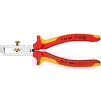 KNIPEX 11 06 160 Arancione, Rosso pinza spellacavi, Pinza stripper 1 cm, 5 mm, Plastica, Arancione, Rosso, 16 cm, 166 g