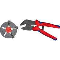 KNIPEX 97 33 01, Pinza crimpatrice rosso/Blu
