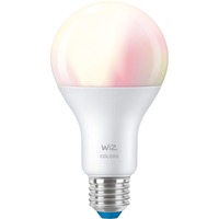 WiZ Lampadina Smart Dimmerabile Luce Bianca o Colorata Attacco E27 100W Goccia Lampadina intelligente, Bianco, Wi-Fi, E27, Multi, 2200 K