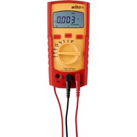 Wiha Multimetro digitale 45215, fino a 1.000 V AC, CAT IV, Strumento di misura rosso/Giallo