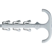 fischer Fascetta doppia Steckfix plus SF plus ZS 10, Fascetta stringitubo grigio chiaro