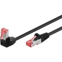 goobay 51543 cavo di rete Nero 1 m Cat6 S/FTP (S-STP) Nero, 1 m, Cat6, S/FTP (S-STP), RJ-45, RJ-45