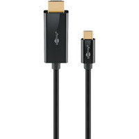 goobay Cavo adattatore USB, connettore USB-C > connettore HDMI, 4K / 60Hz Nero