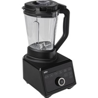 Braun JB 9040 Frullatore da tavolo 1600 W Nero, Mixer stand Nero, Frullatore da tavolo, Funzione PULSE, Tritaghiaccio, 1 m, 1600 W, Nero